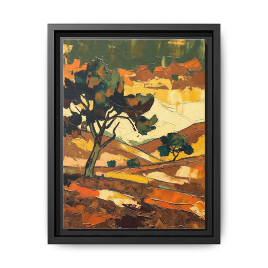 Framed Matte Canvas Landscape Art Print