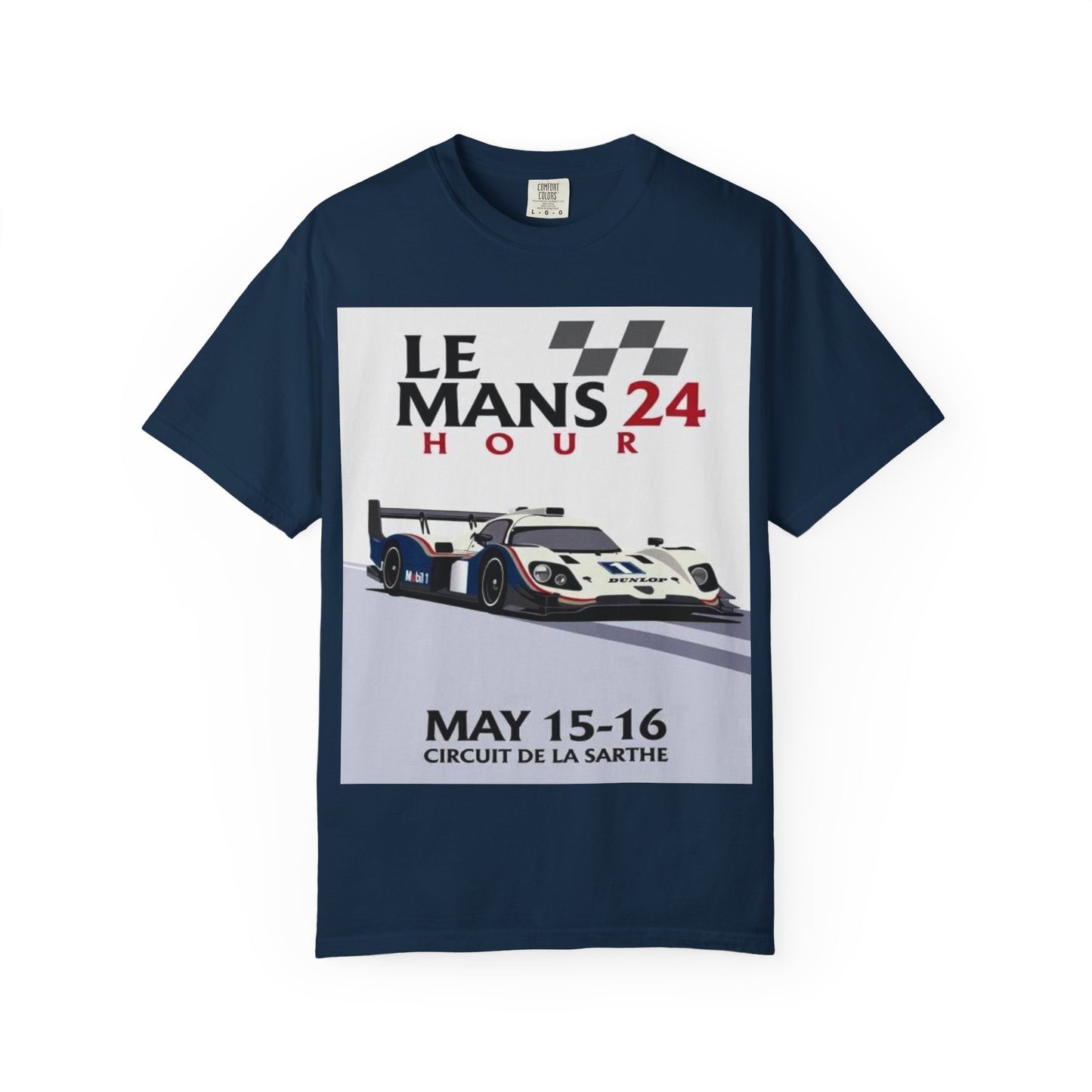Le Mans 24 Hour Racing Poster T-Shirt — May 15-16 Circuit de la Sarthe