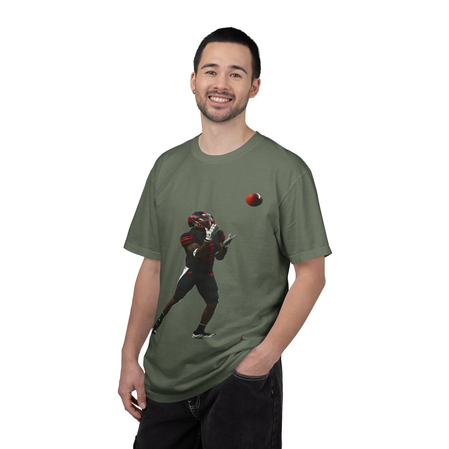 Football Player Catch T-Shirt