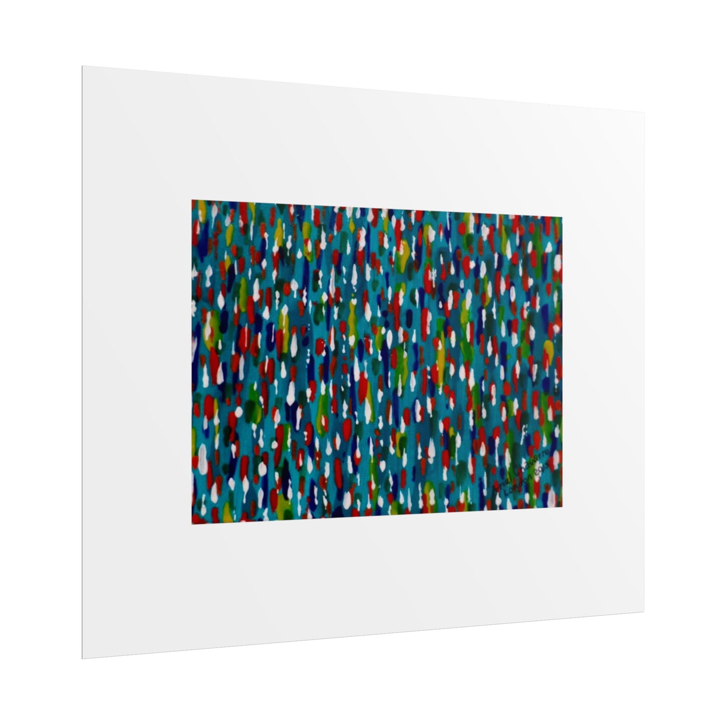 Colours Of The Soul Reflecting On Water by Ariel Chavarro Avila Wall Art Print