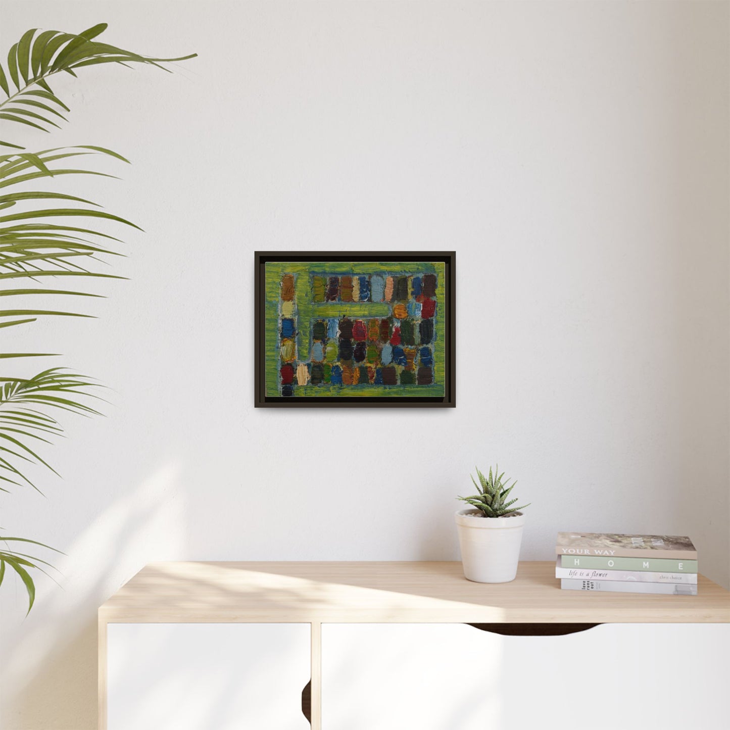 JMC-1970-3 by Jean-Michel Coulon Matte Canvas Framed Wall Art Print