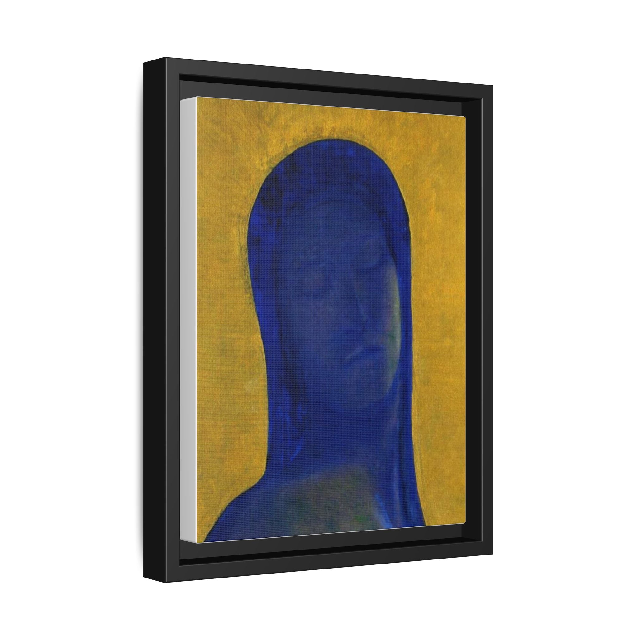 Closed Eyes by Odilon Redon Framed Matte Canvas Wall Art Print