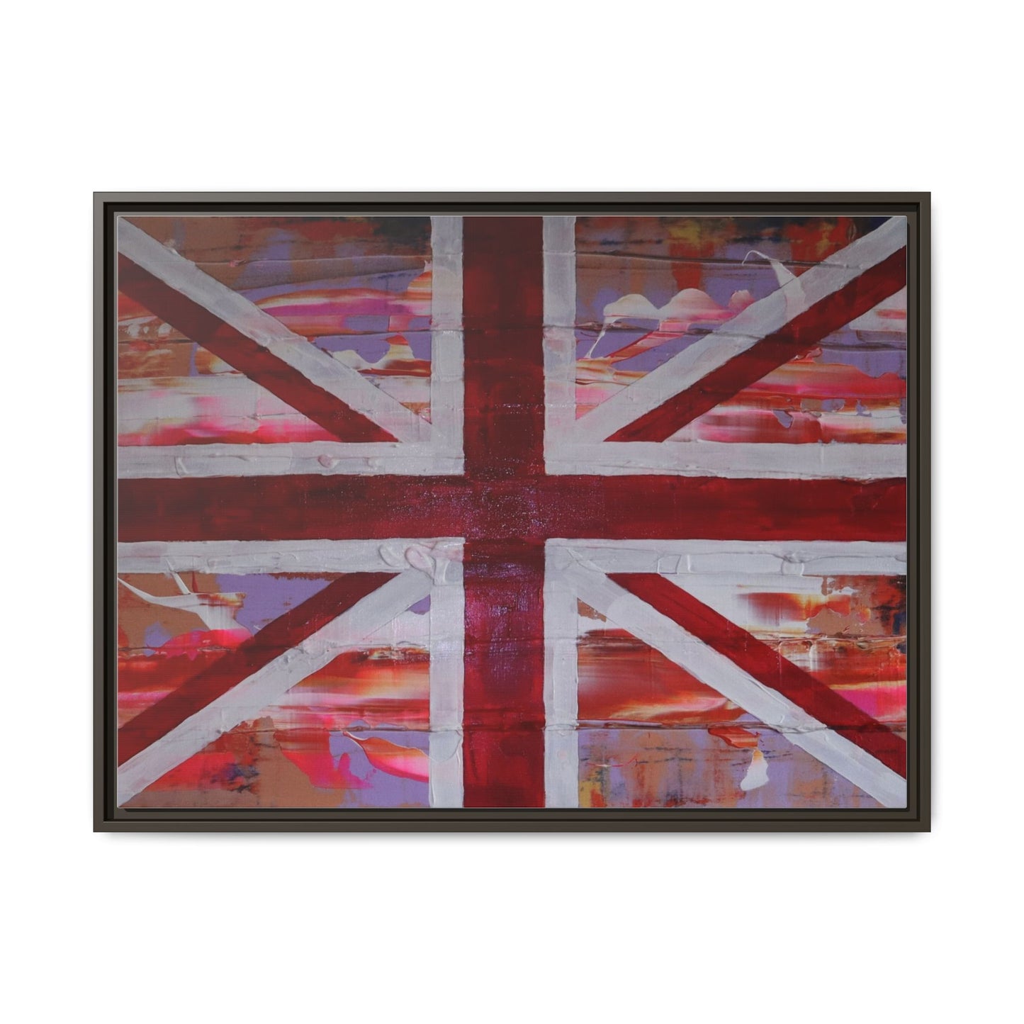 Union Jack is back! by Norman Barrett Framed Matte Canvas Print Wall Art