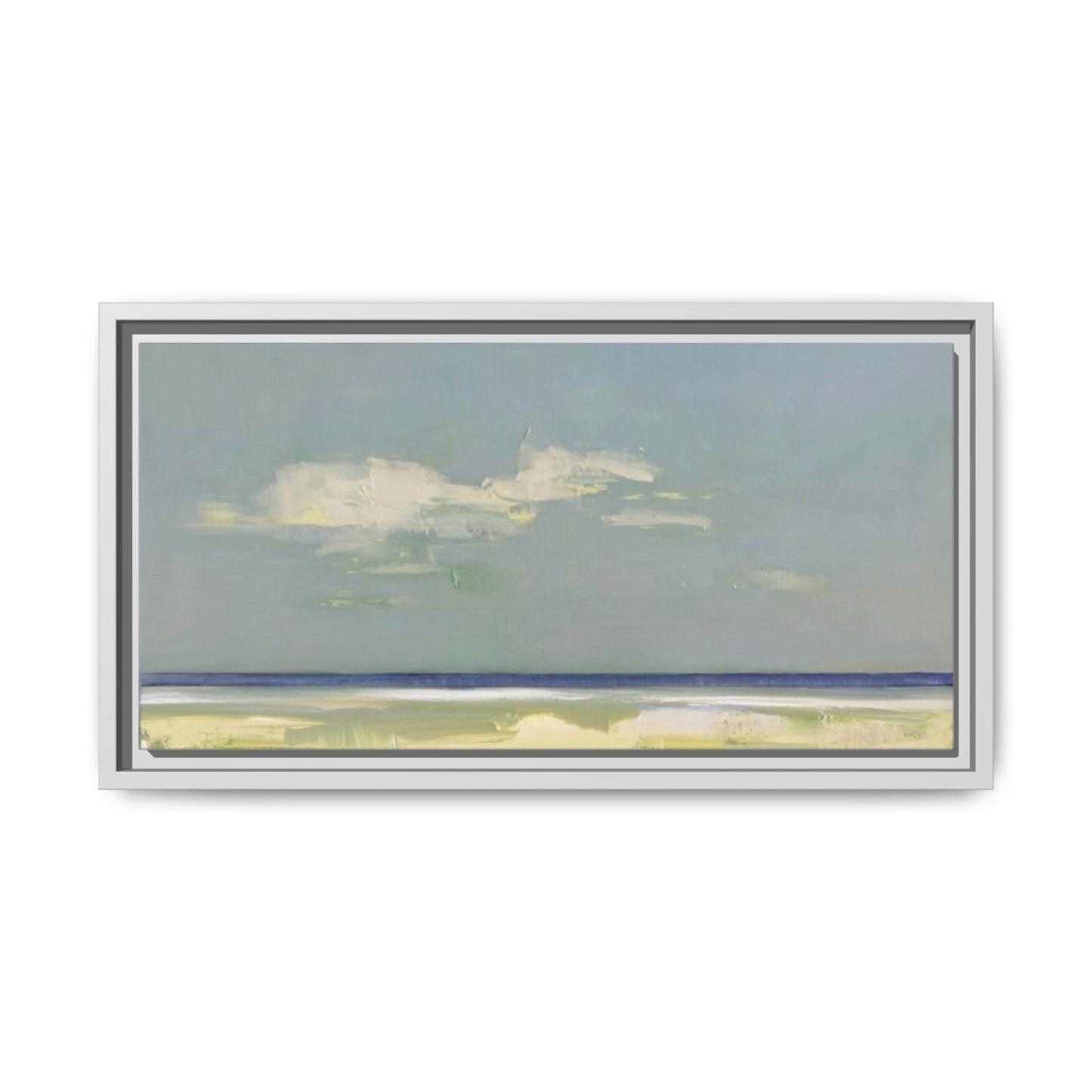 Coastal Calm Matte Canvas Framed Wall Art