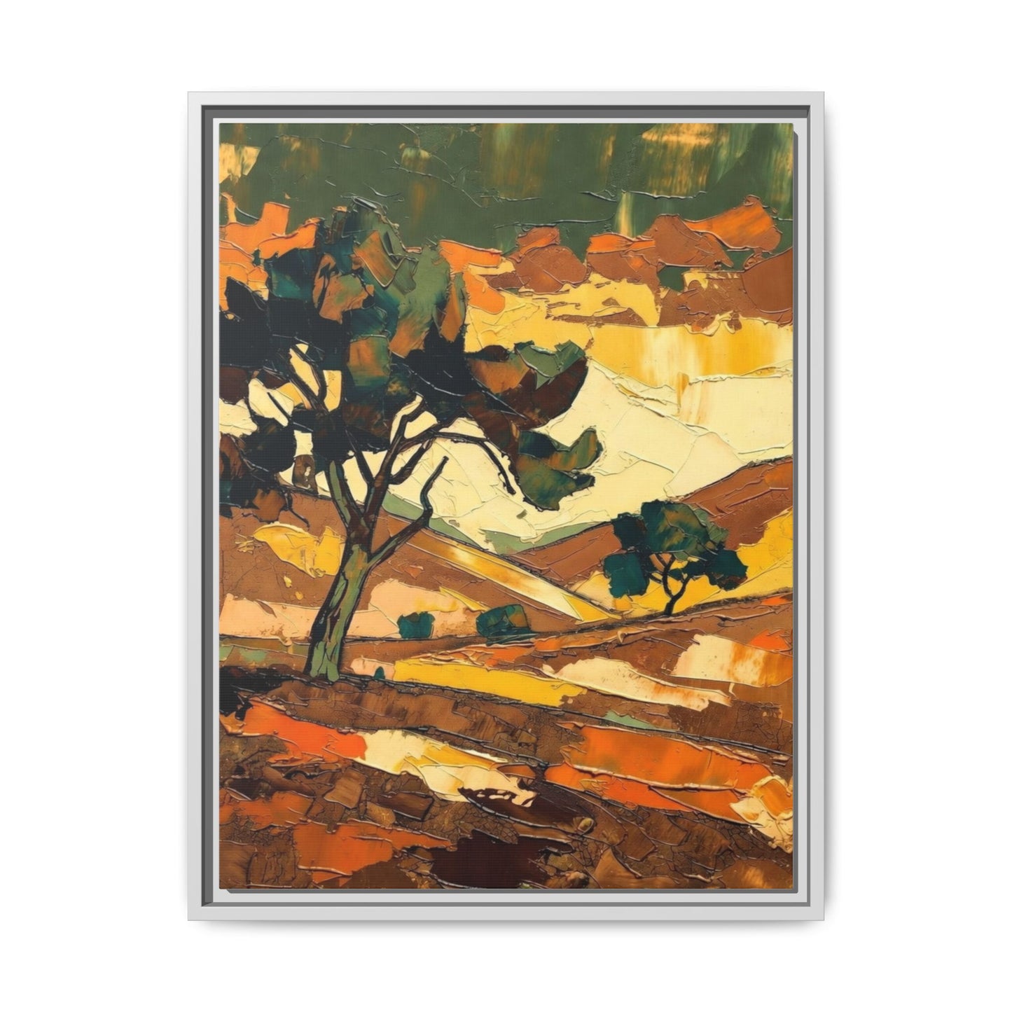 Framed Matte Canvas Landscape Art Print