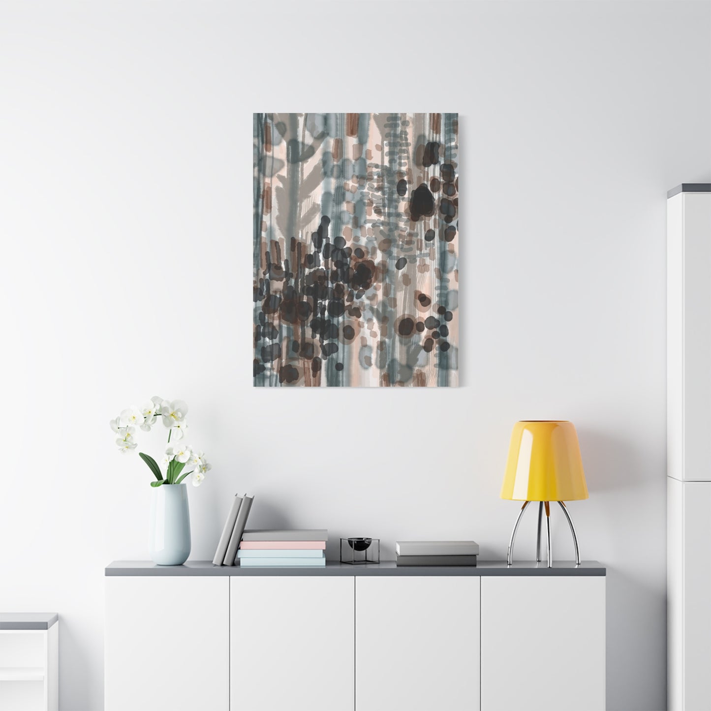 Vleken by an unknown artist Abstract Matte Canvas Wall Art