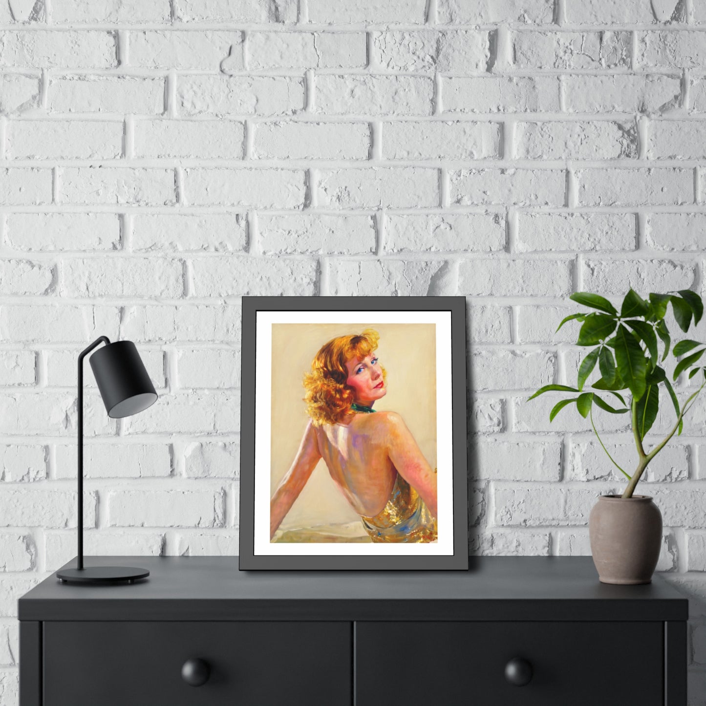 Greta Garbo Framed Paper Posters