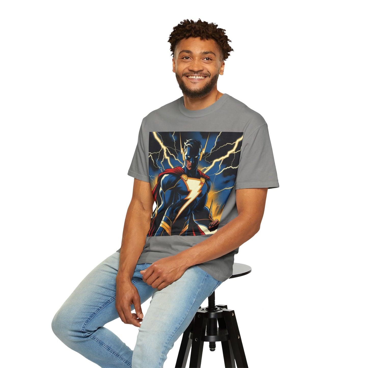 Unisex Superhero Garment-Dyed T-shirt