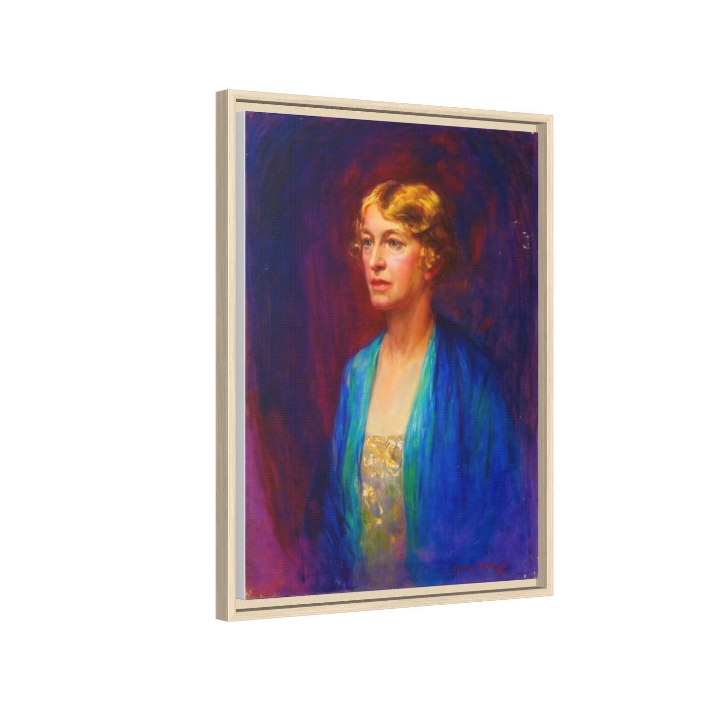 Matte Canvas Portrait , Framed (Multi-color)