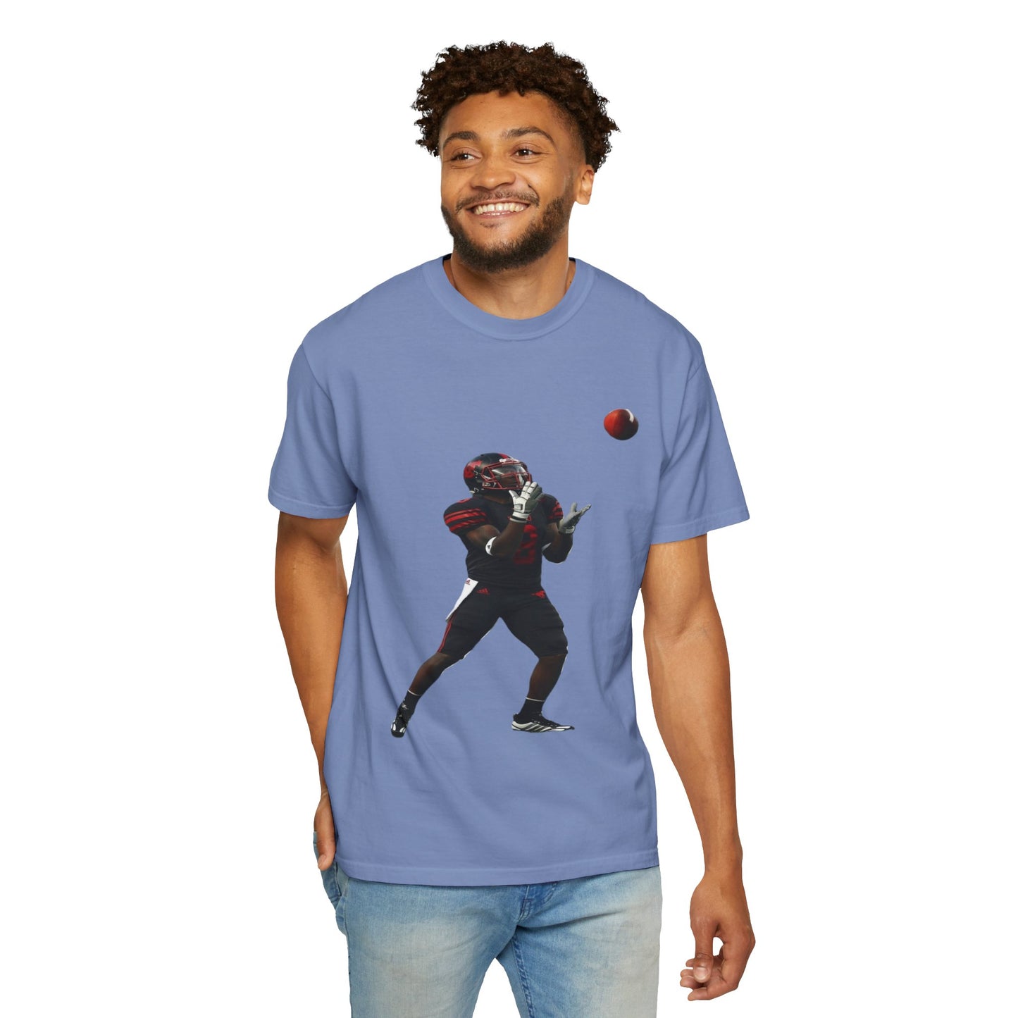 Football Player Catch T-Shirt