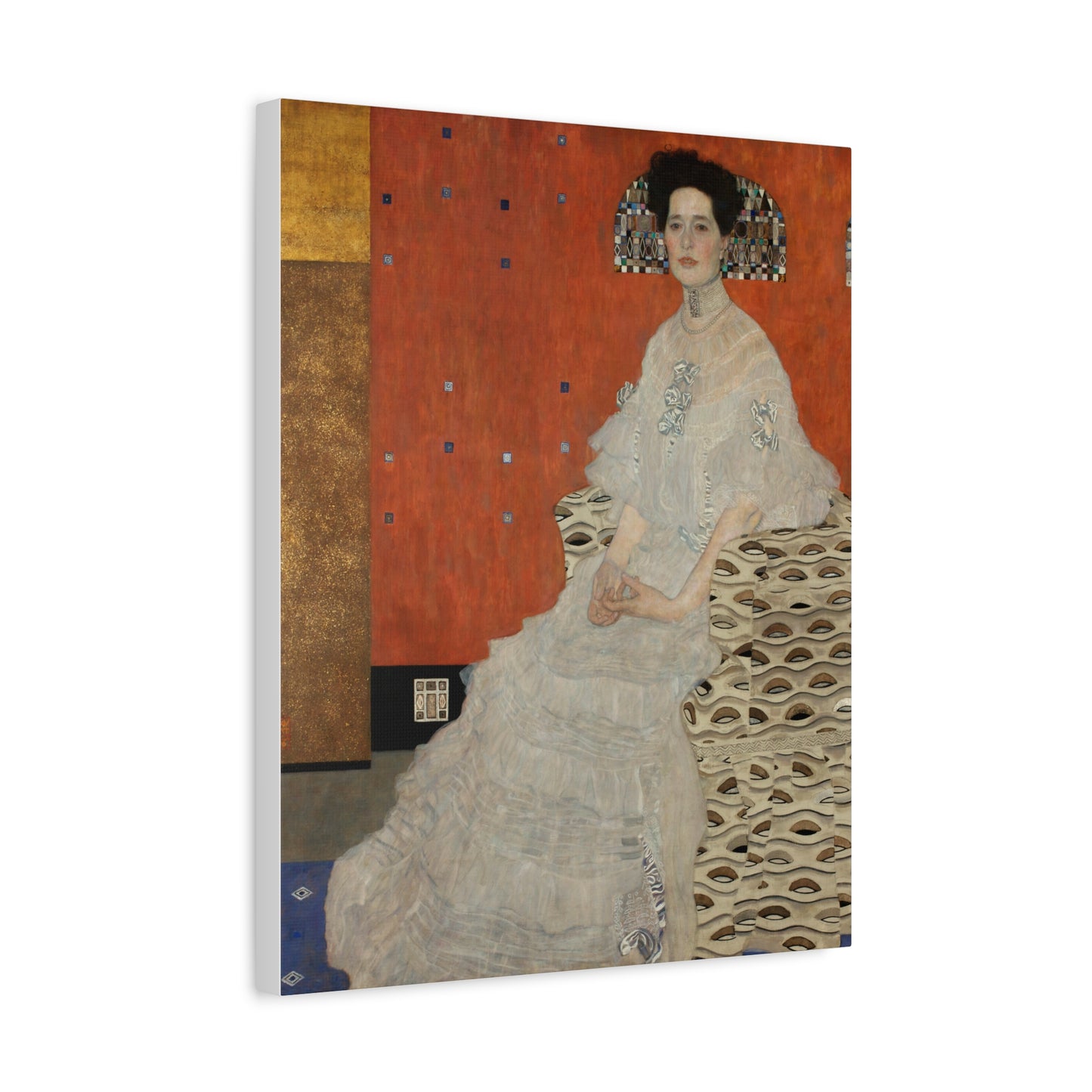 Fritza Riedler by Gustav Klimt Matte Canvas Wall Art Print
