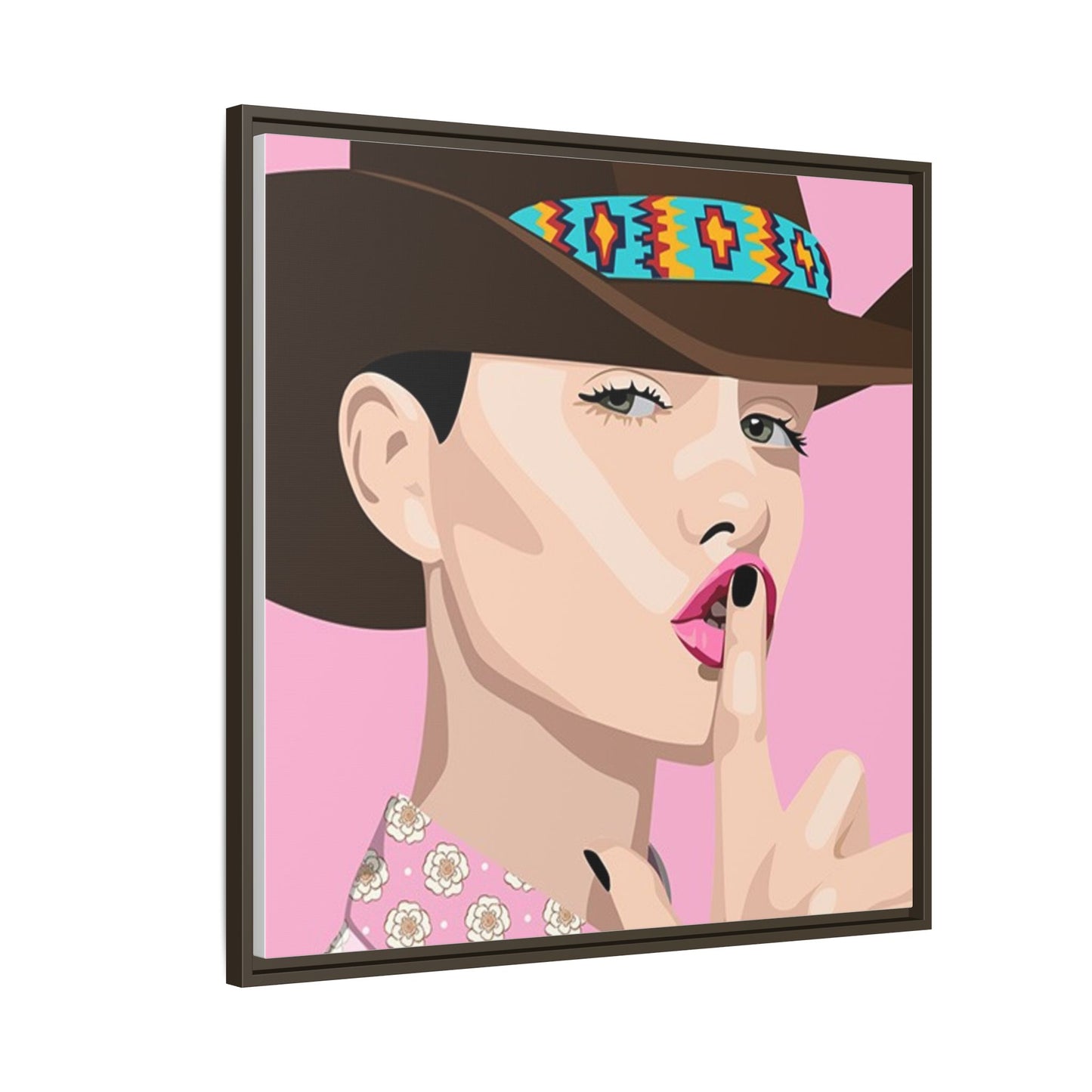 Vivid 63 by Orit Fuchs Matte Framed Canvas Wall Art