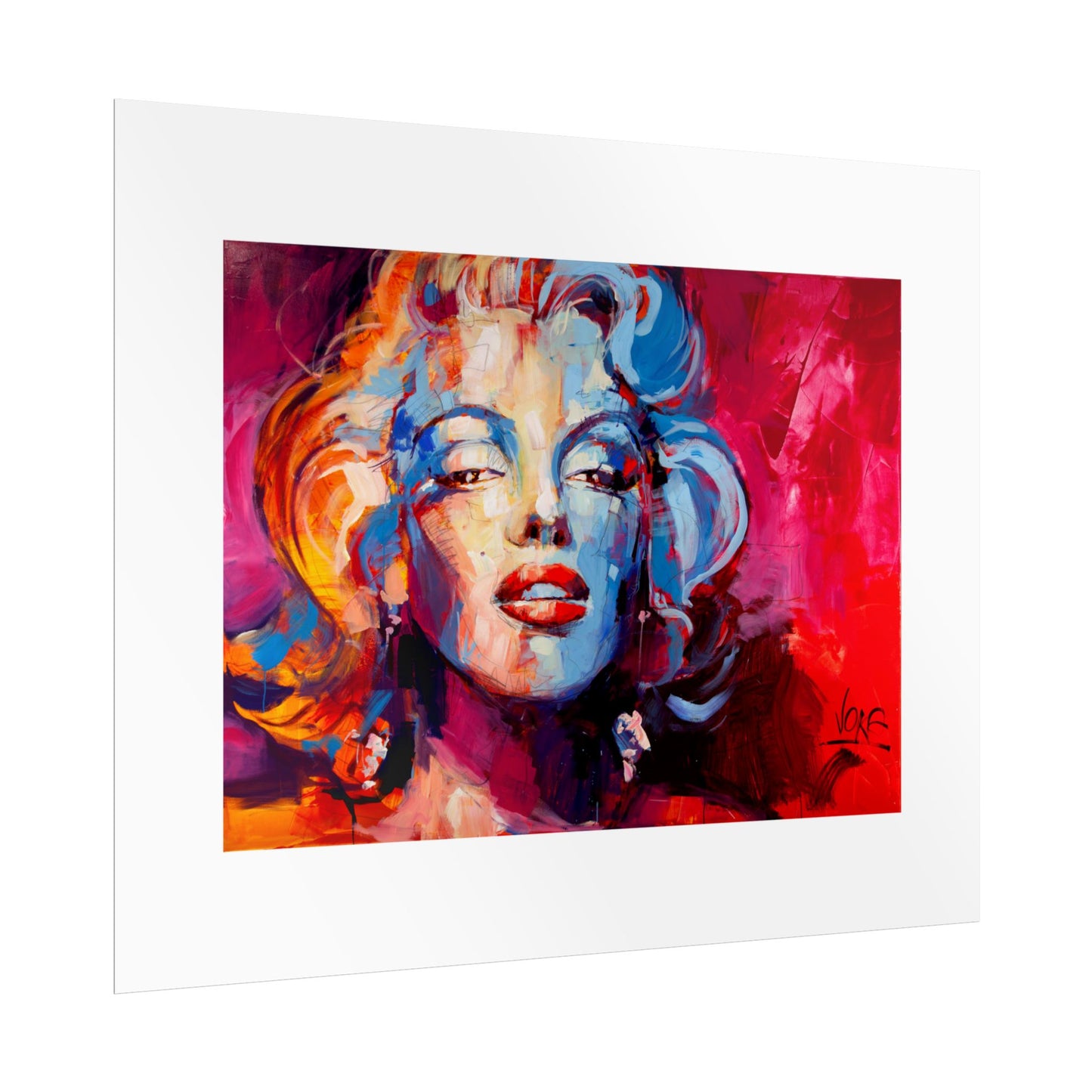 Marilyn Monroe attributed to Voke Wall Pop Art Poster