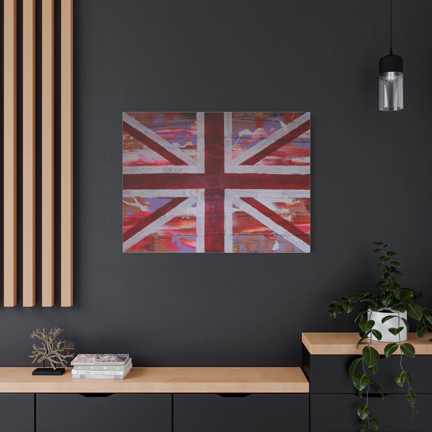 Union Jack is back! by Norman Barrett Matte Canvas Wall Art