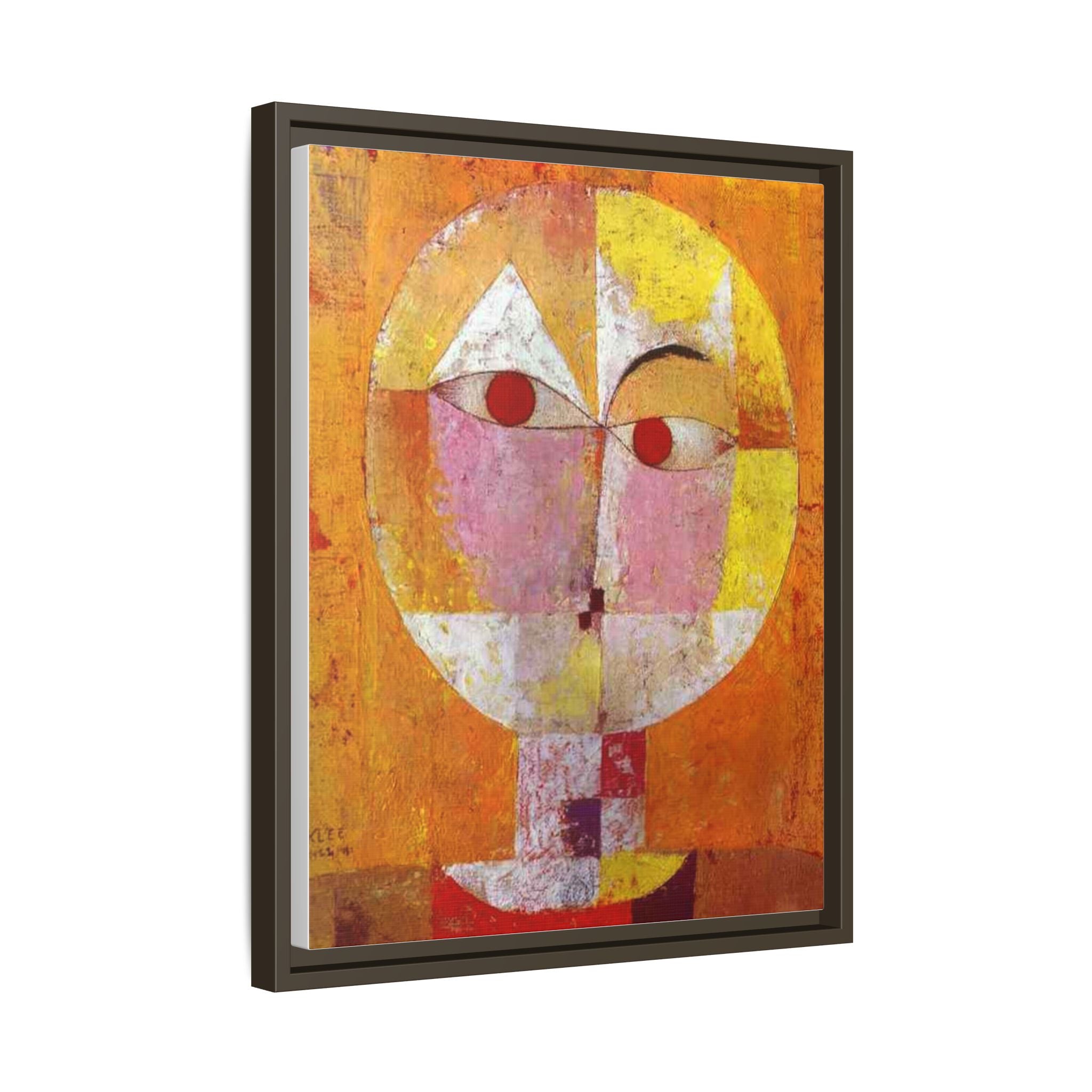 Senecio II by Paul Klee Canvas Framed Wall Art Print