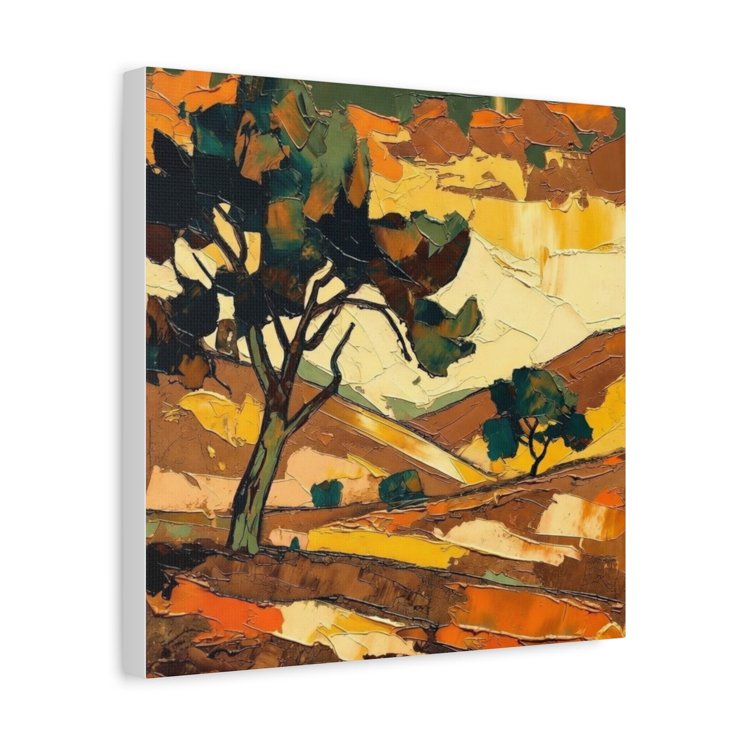Abstract Autumn Landscape Canvas