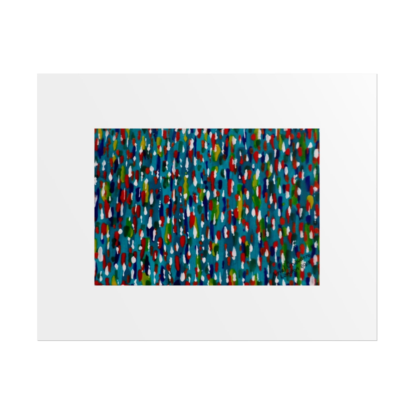 Colours Of The Soul Reflecting On Water by Ariel Chavarro Avila Wall Art Print