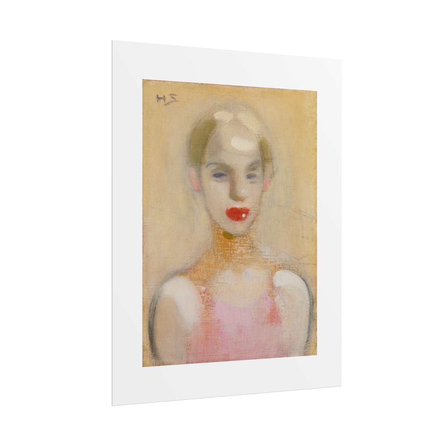 Circus Girl by Helene Schjerfbeck Wall Art Print
