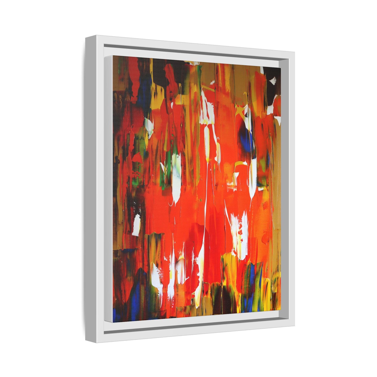 Burn baby burn by Norman Barrett Framed Matte Canvas Wall Art