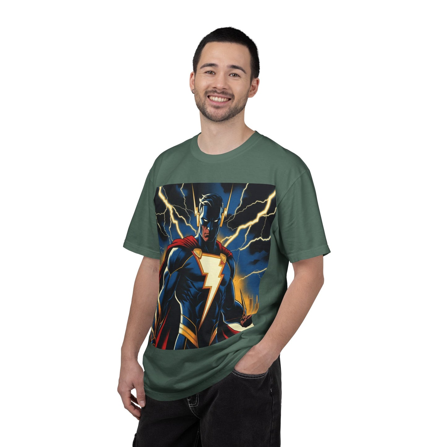 Unisex Superhero Garment-Dyed T-shirt