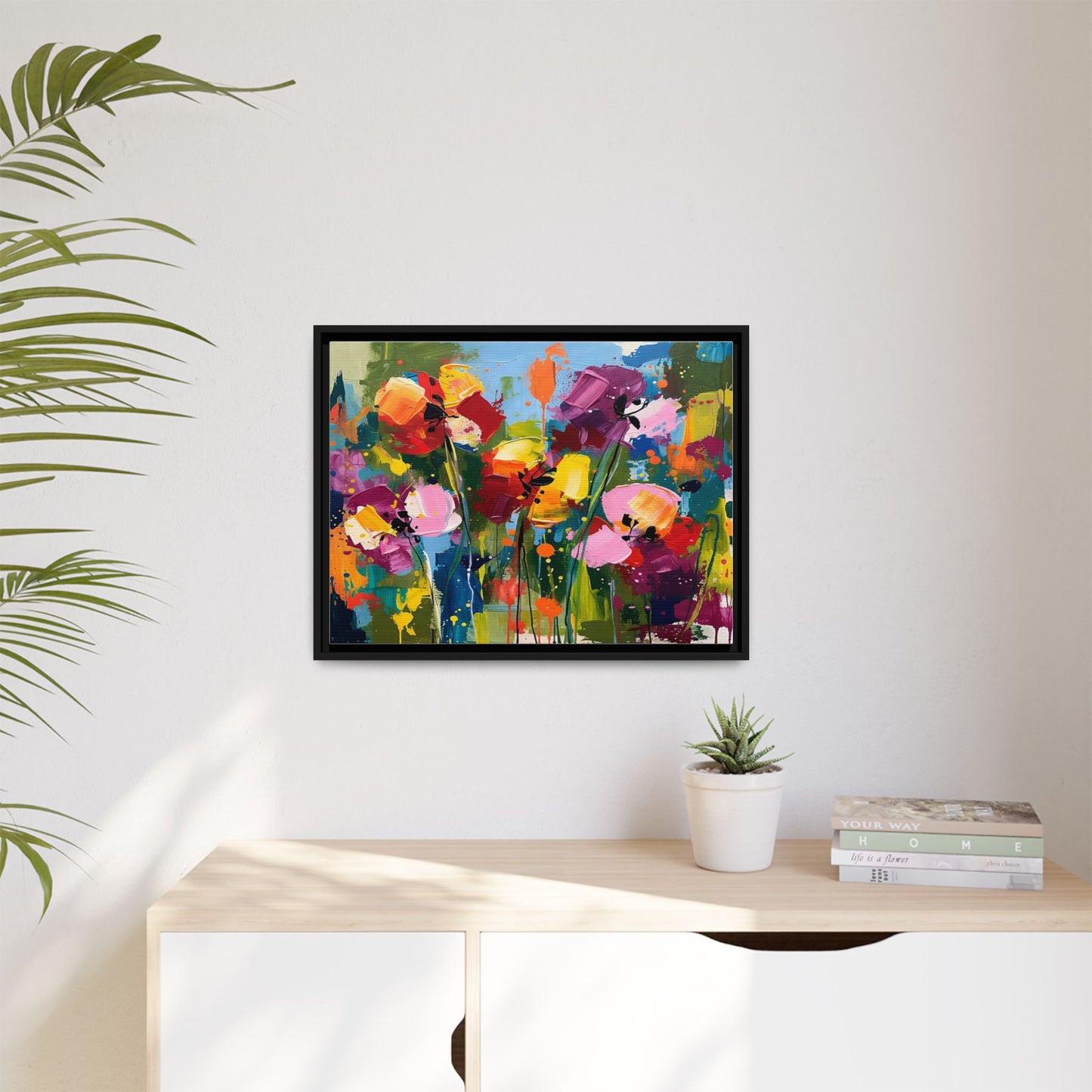 Matte Canvas, Framed (Multi-color)