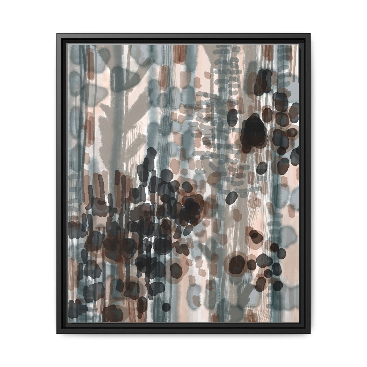 Vleken by an unknown artist Framed Canvas Art