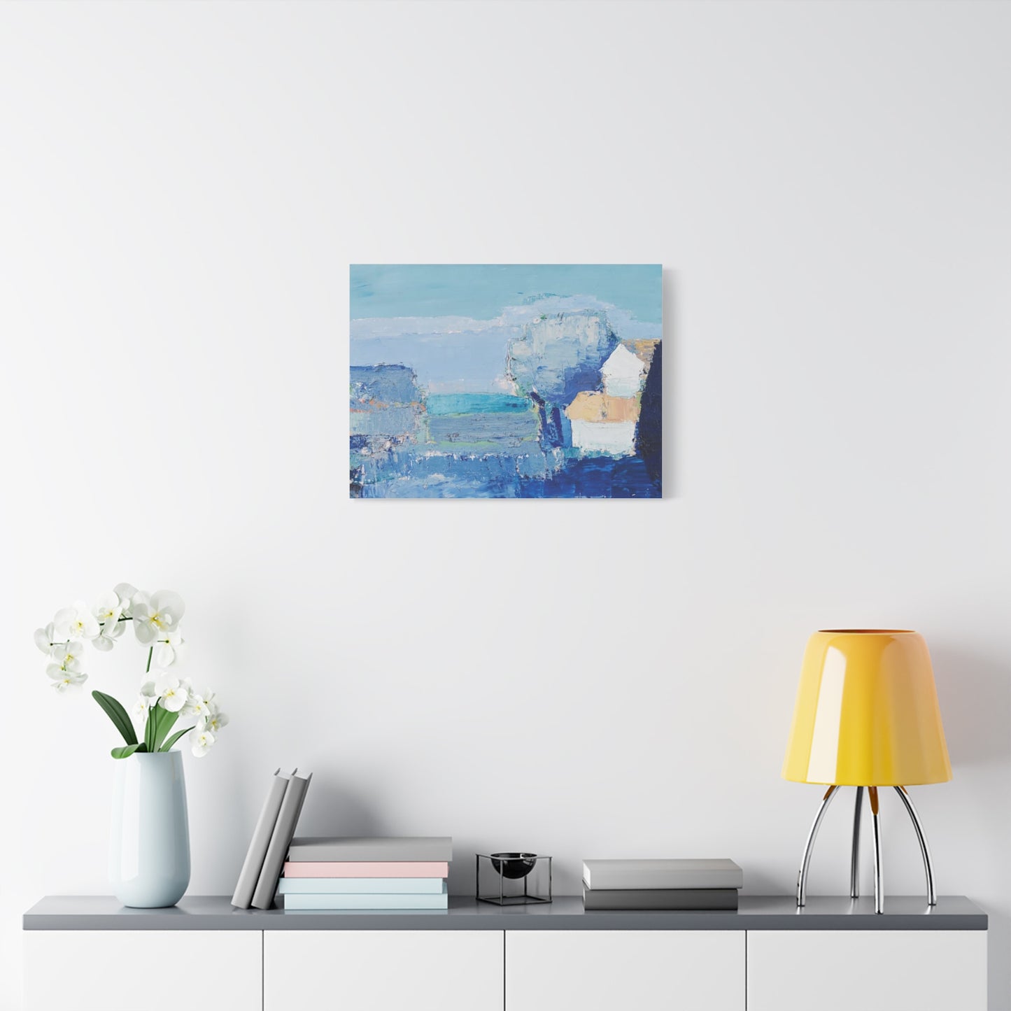 Paysage de Provence by Nicolas de Staël Matte Stretched Wall Art Print