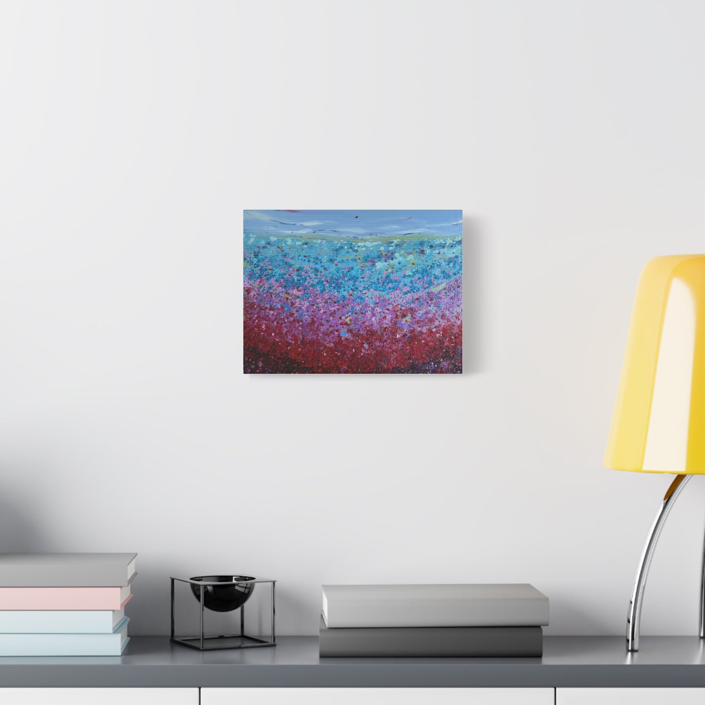 Bloom by Unknown Abstract Coastal Bloom Canvas Wall Art — Matte Stretched 1.25"