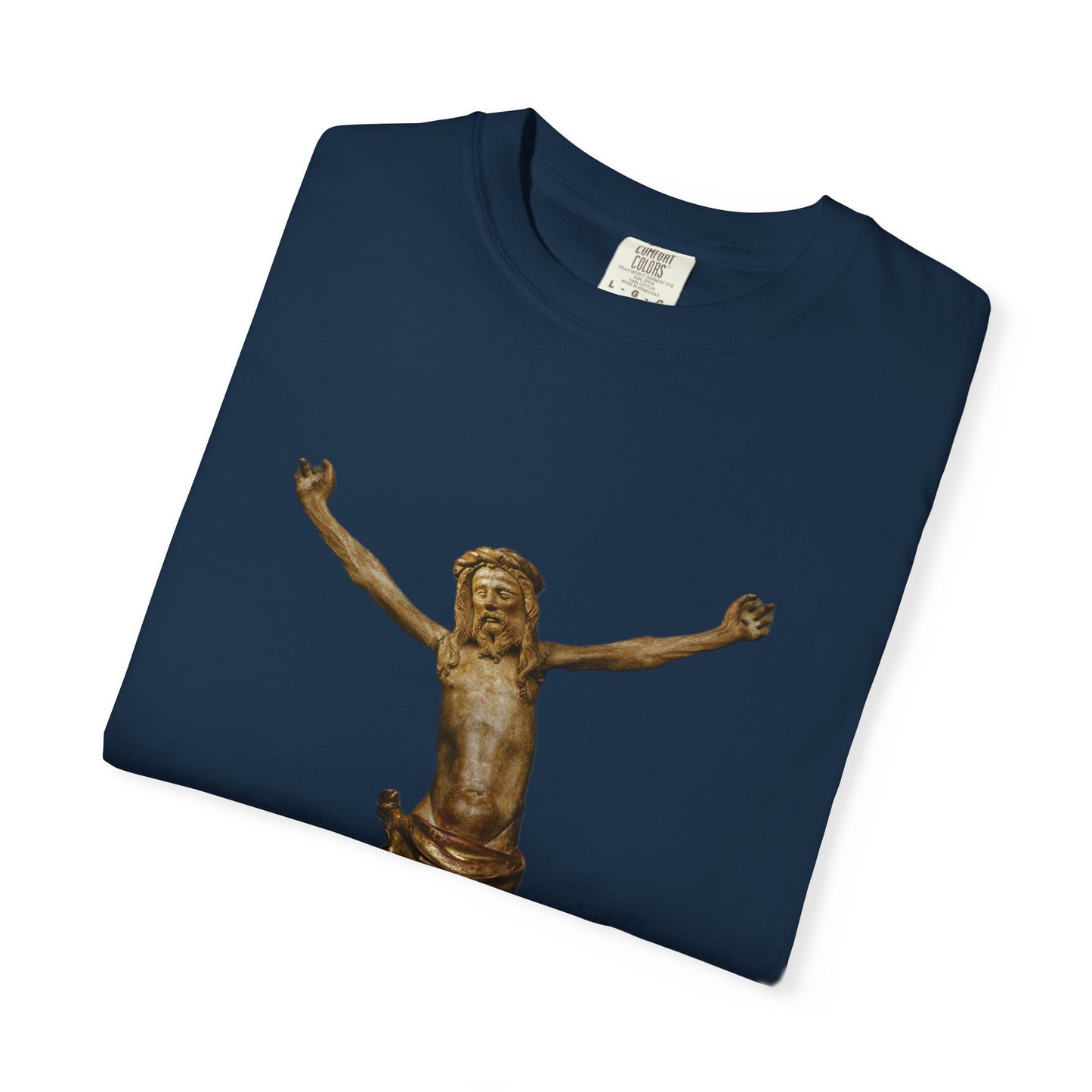Unisex Christ on the cross Garment-Dyed T-shirt