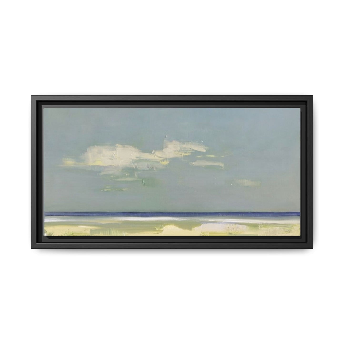 Coastal Calm Matte Canvas Framed Wall Art