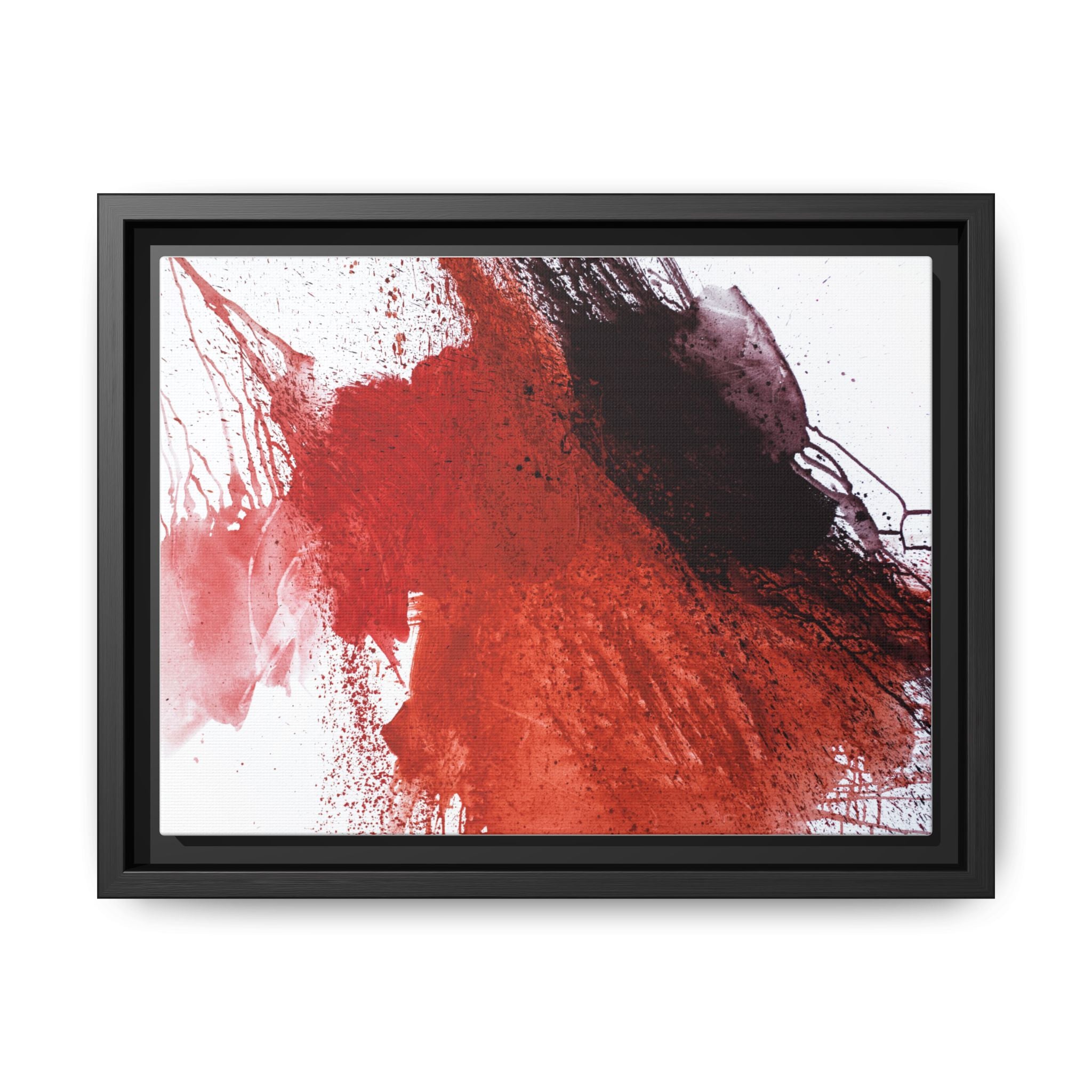 Flame by Natalija Miladinovic Matte Canvas Framed Wall Art