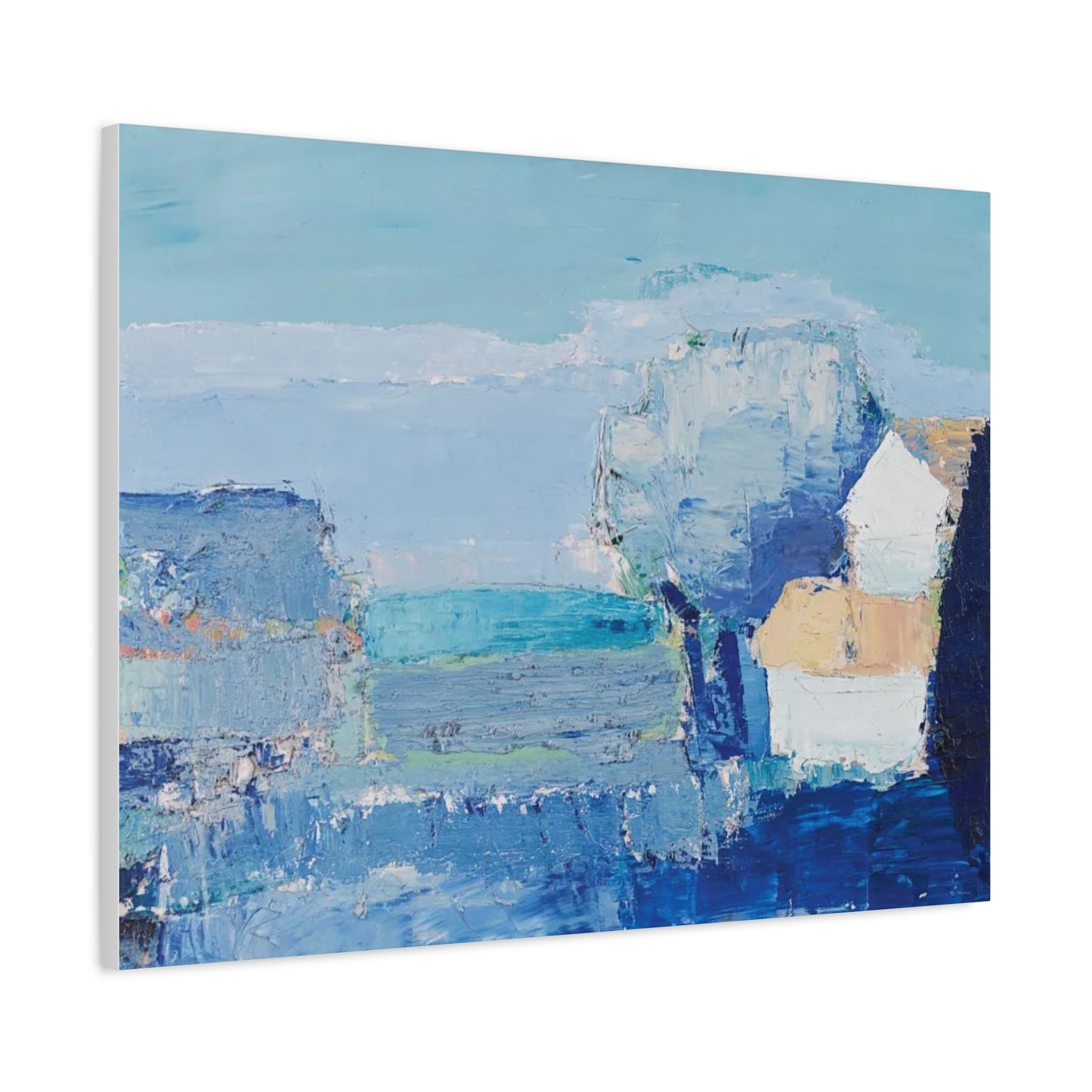 Paysage de Provence by Nicolas de Staël Matte Stretched Wall Art Print
