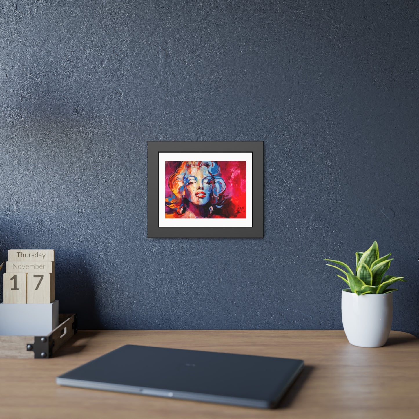 Marilyn Monroe attributed to Voke Framed Wall Art Print