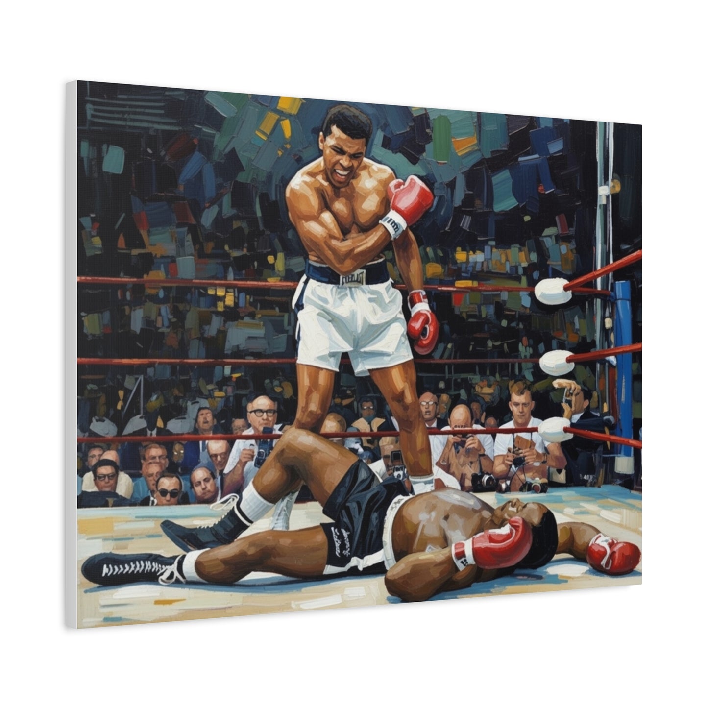 Muhammad Ali 'The Knockout' Matte Canvas Wall Art