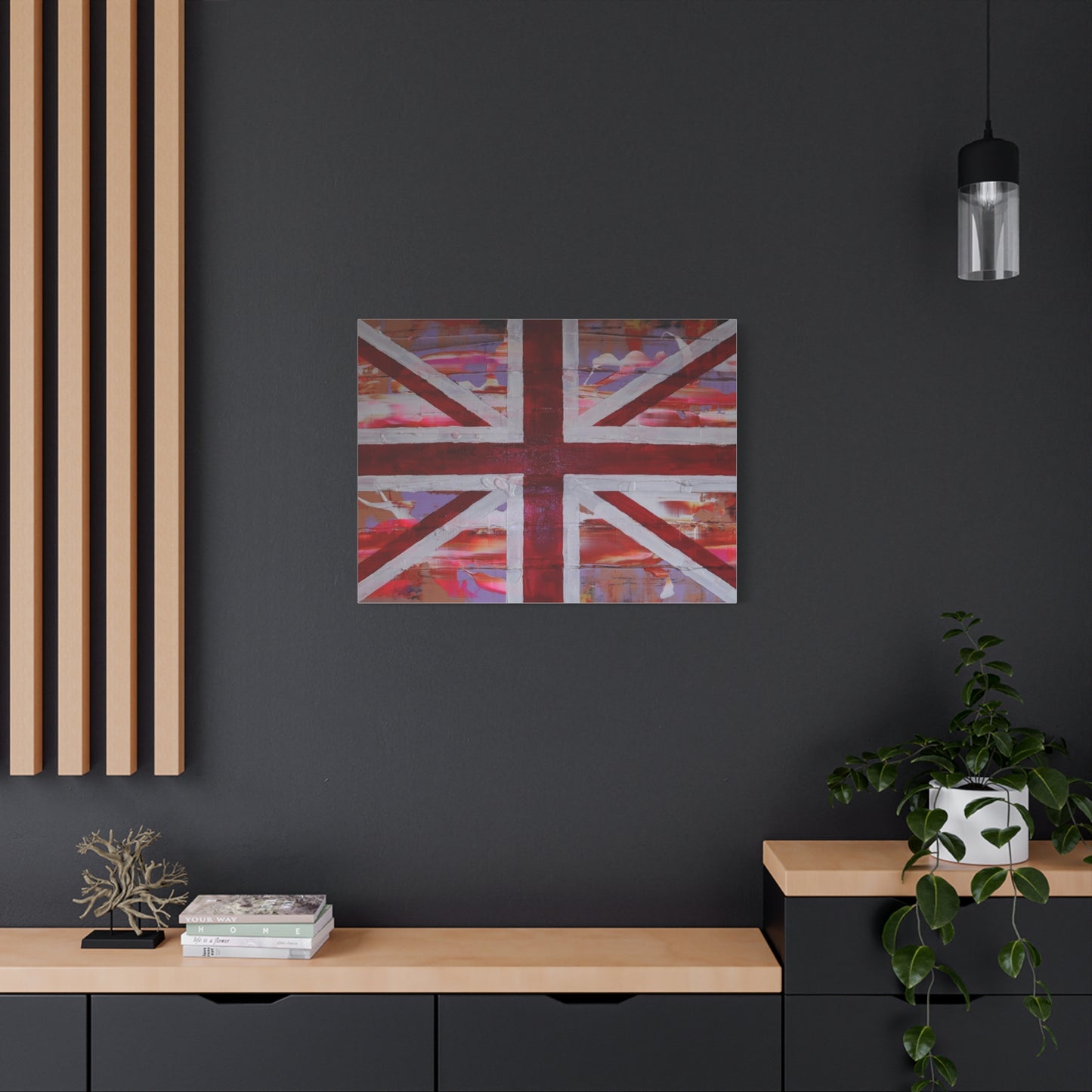 Union Jack is back! by Norman Barrett Matte Canvas Wall Art