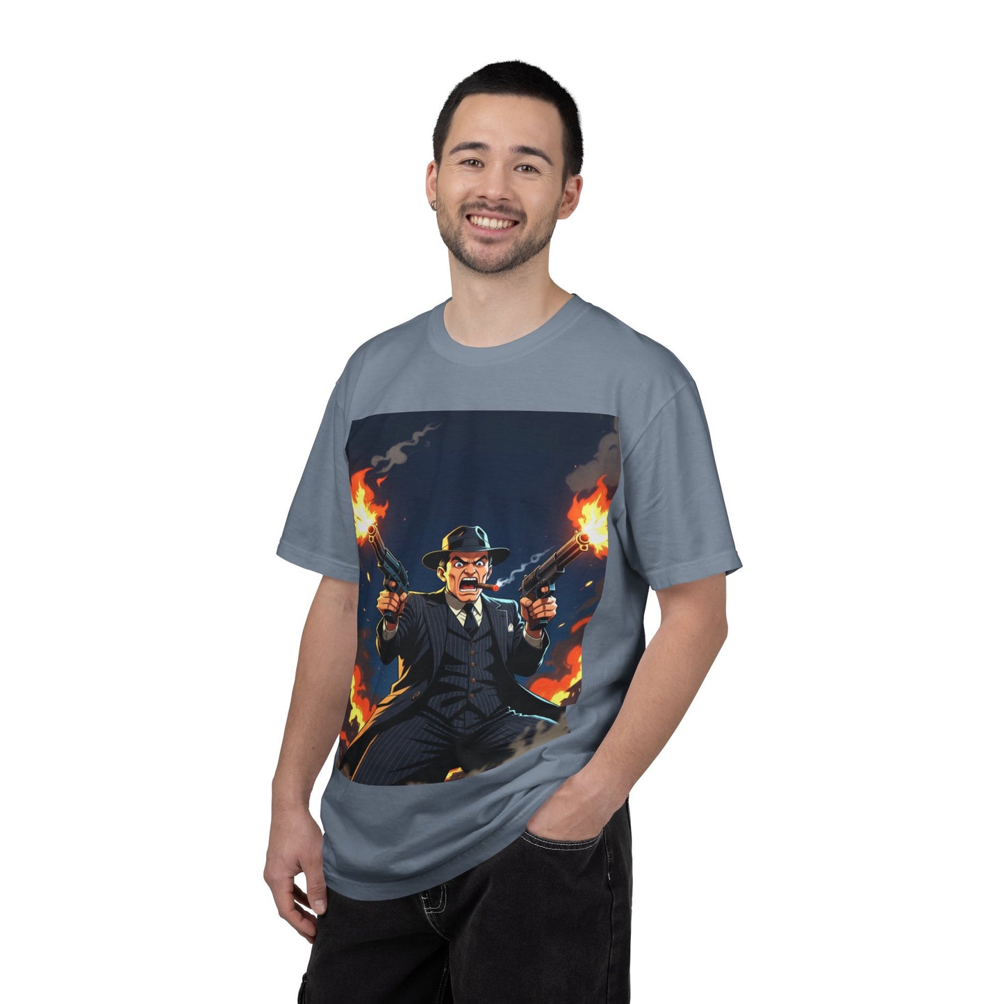 Gangster T‑Shirt — Vintage Outlaw Graphic Tee