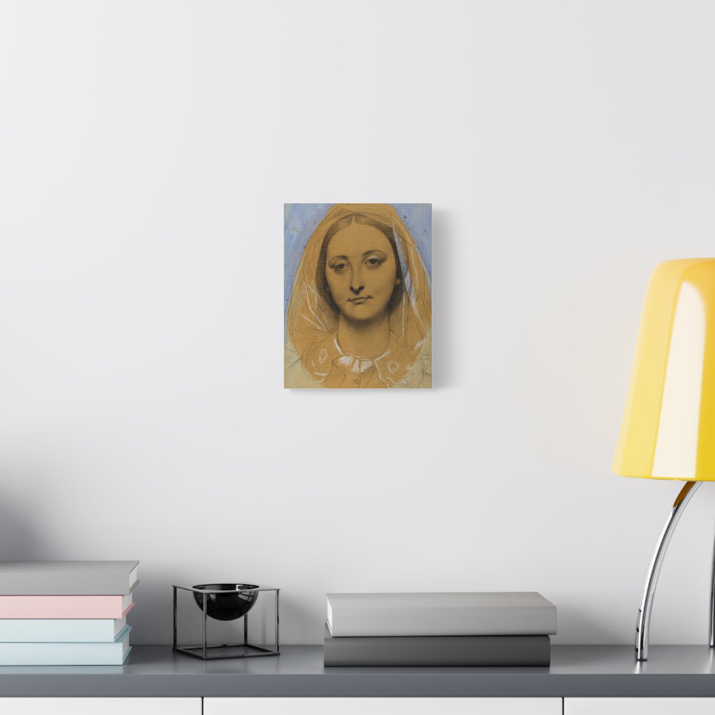 Mademoiselle Mary de Borderieux by Jean Auguste Dominique Ingres Matte Stretched Canvas Wall Art