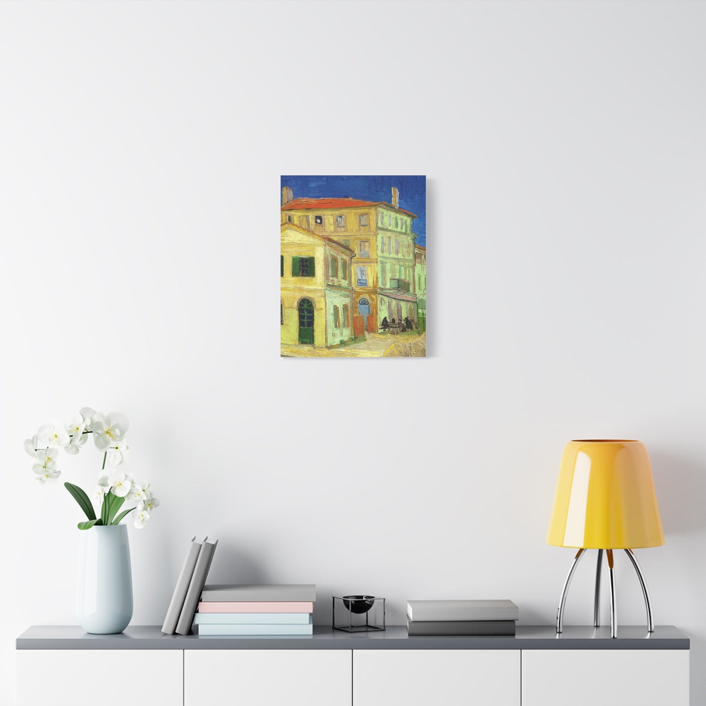 The Yellow House by Vincent van Gogh Matte Canvas Art – Stretched 1.25"
