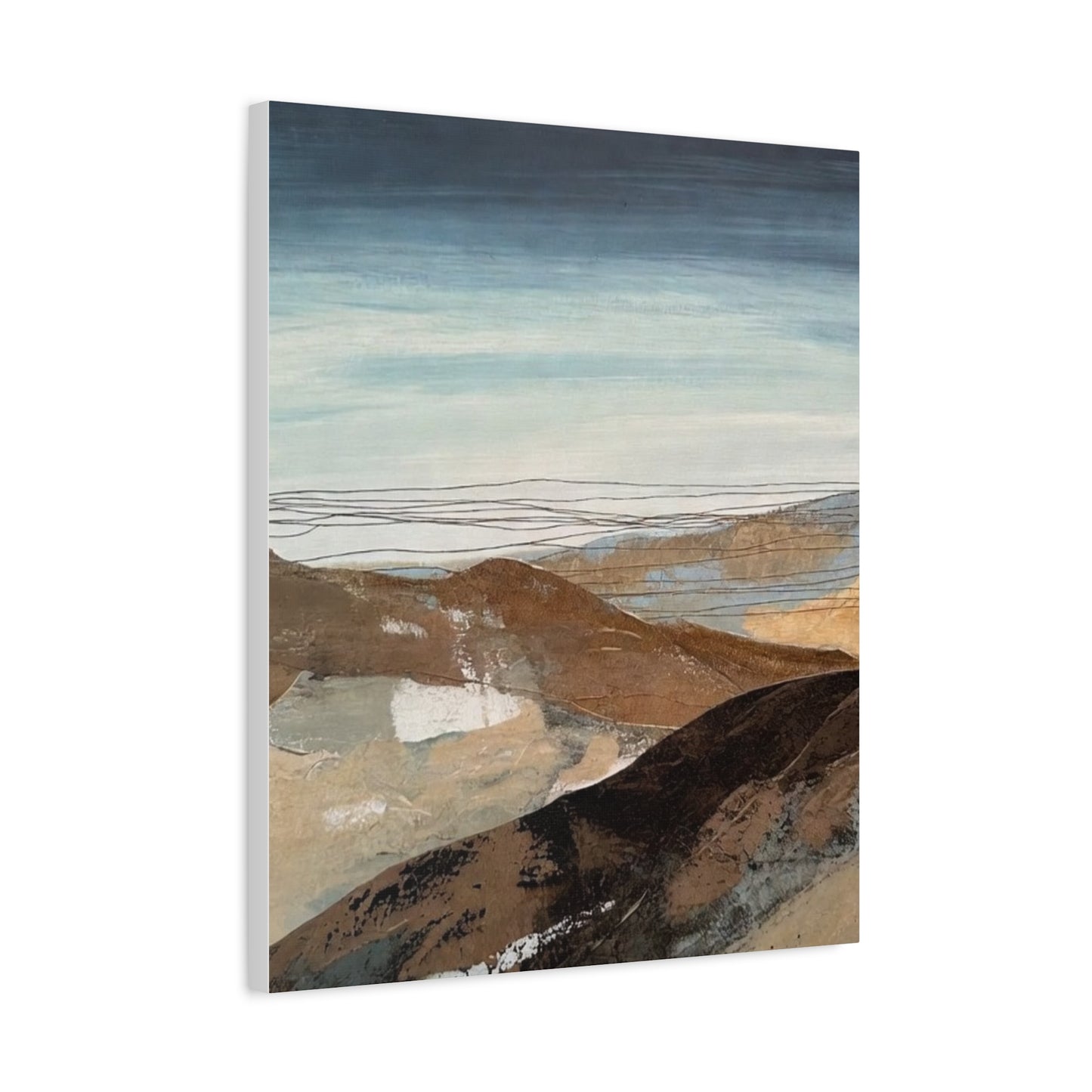 Abstract Landscape Matte Canvas Wall Art — Stretched 1.25"