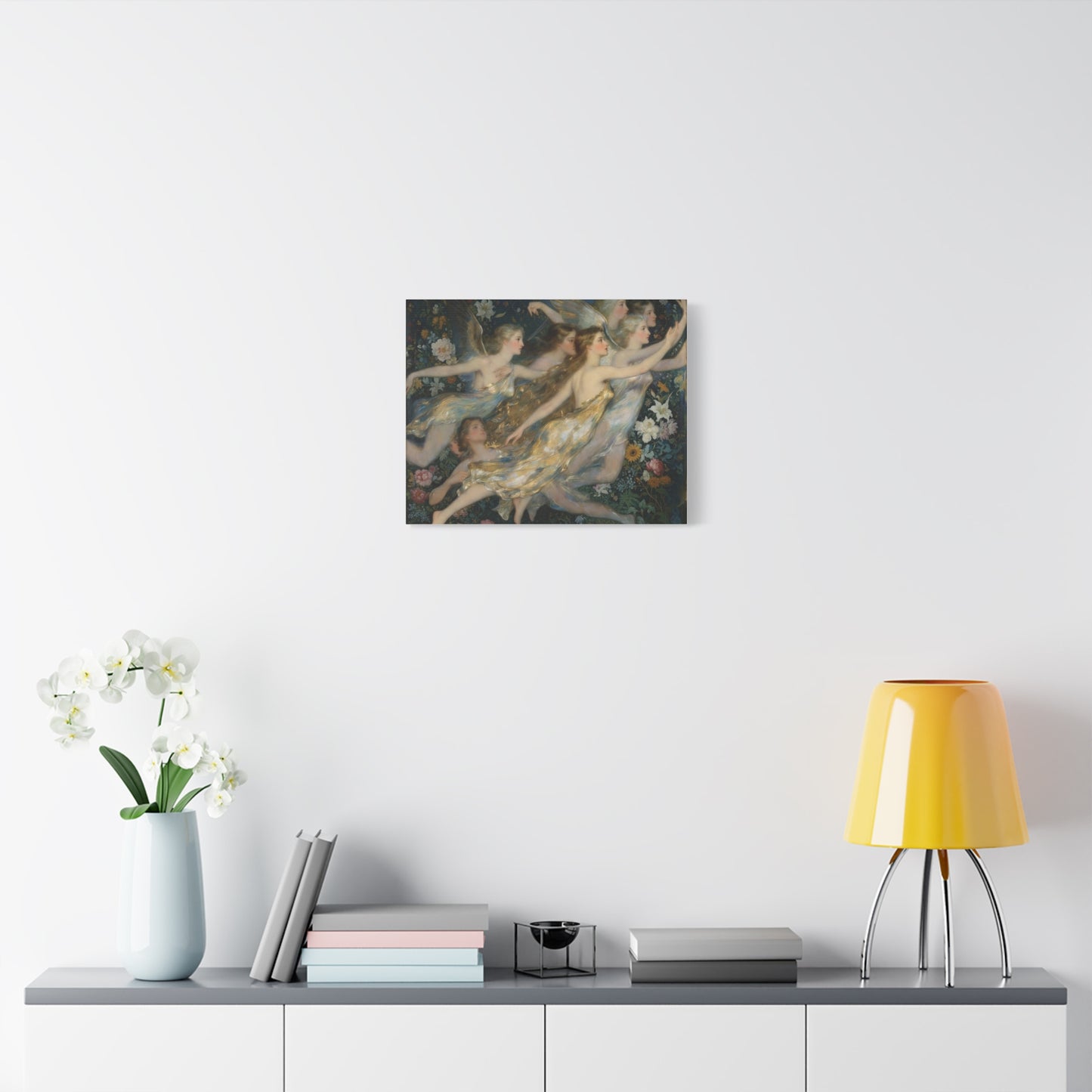 Vintage Fairy Dance Matte Canvas Wall Art