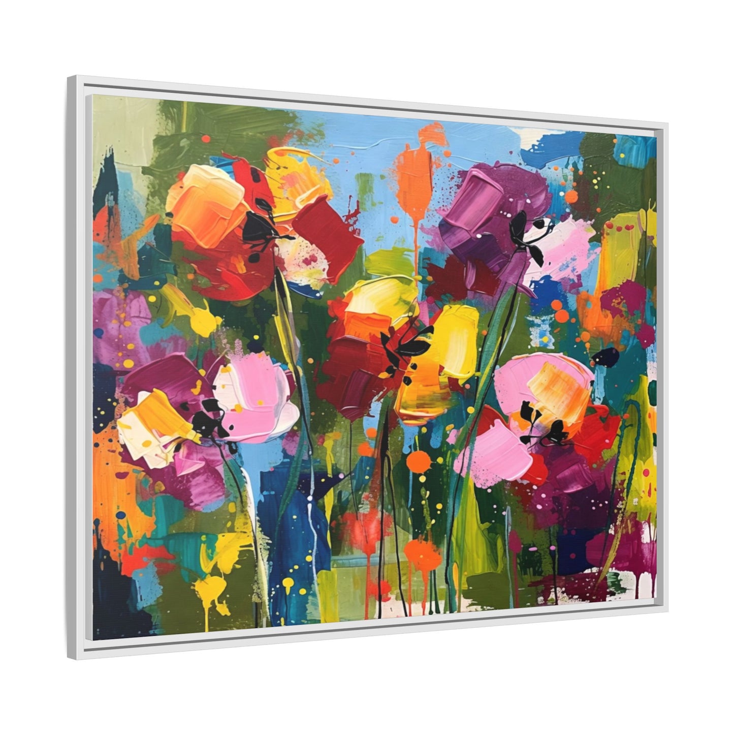 Matte Canvas, Framed (Multi-color)