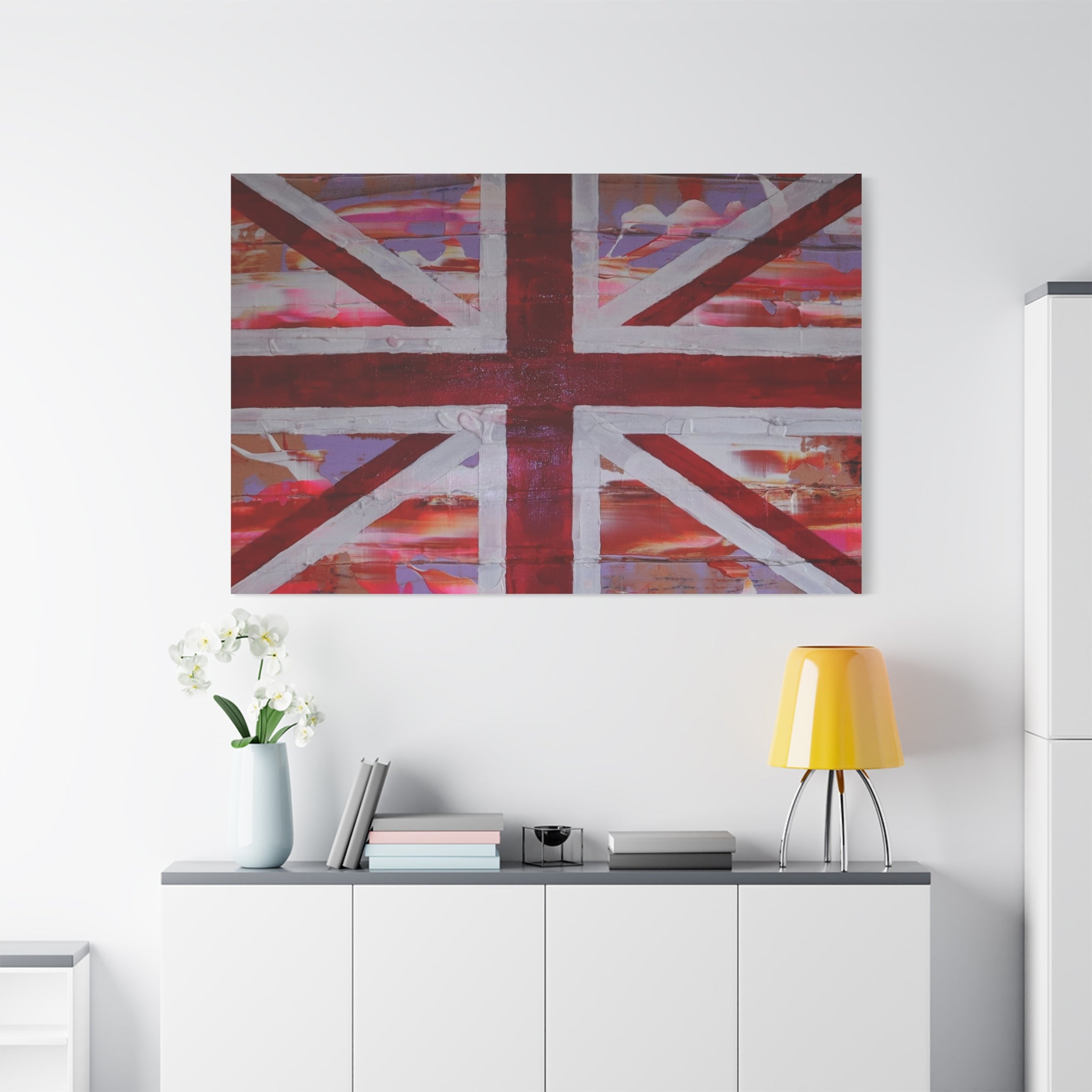 Union Jack is back! by Norman Barrett Matte Canvas Wall Art