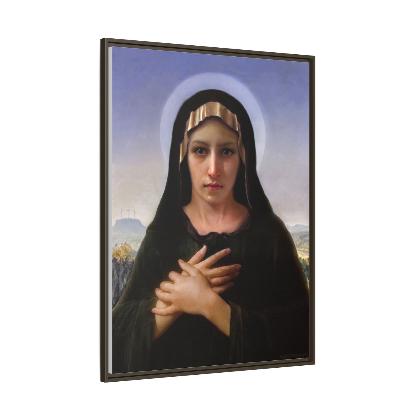 Virgo Solitudinis by William Adolphe Bouguereau Framed Matte Canvas Print