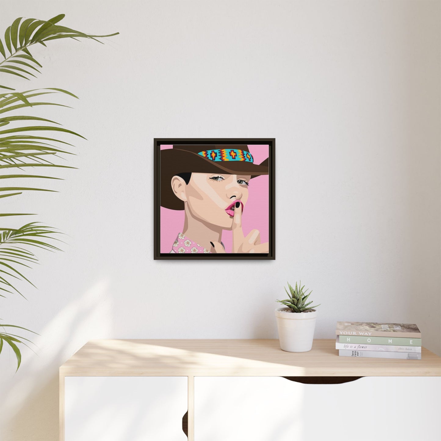 Vivid 63 by Orit Fuchs Matte Framed Canvas Wall Art