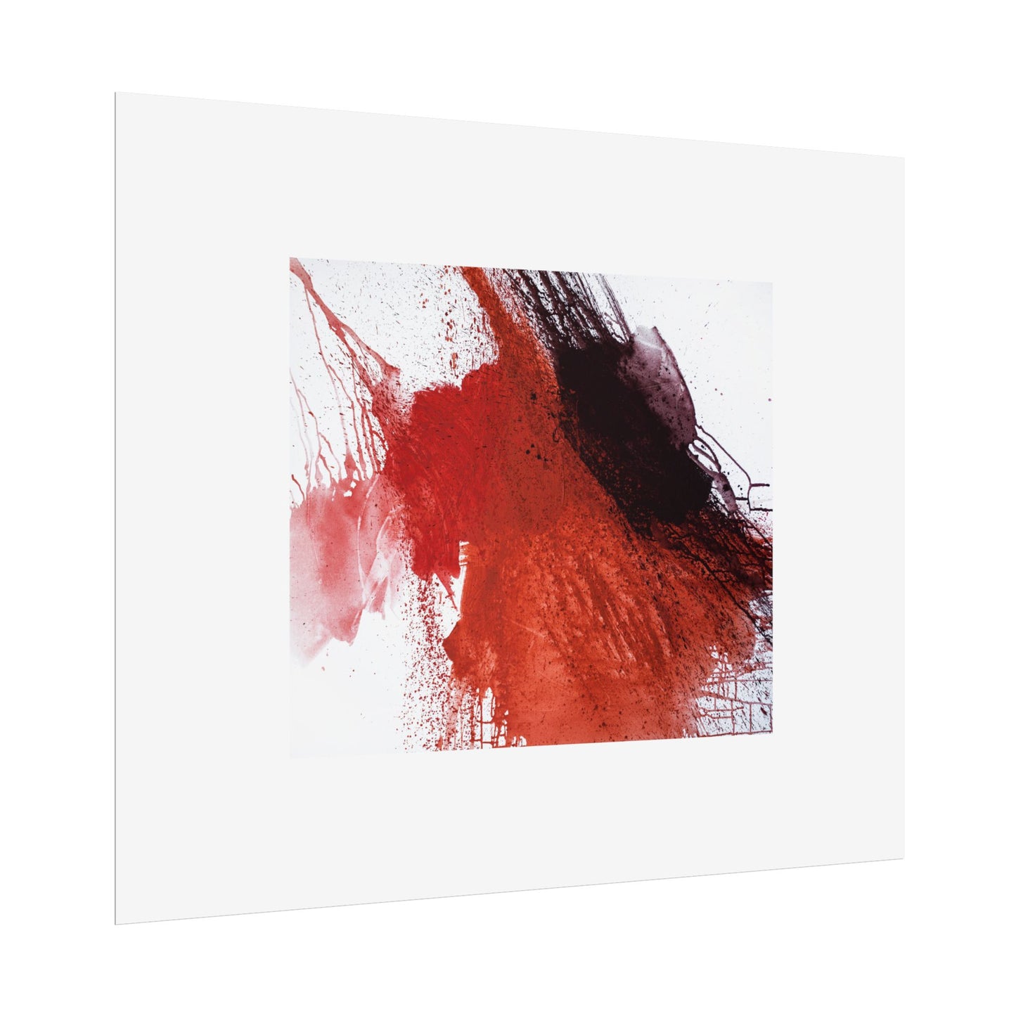 Flame by Natalija Miladinovic Wall Art Print