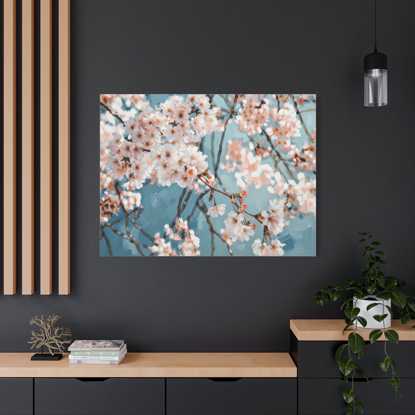 Cherry Blossom Matte Canvas Wall Art – Stretched 1.25"