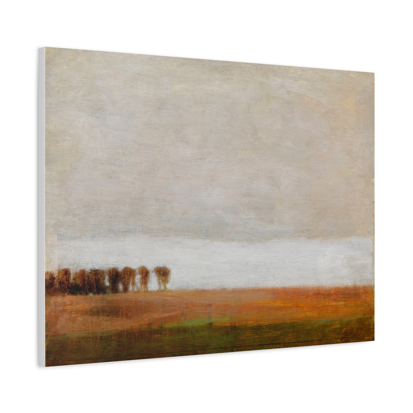View of Jaegersborg Allé, North of Copenhagen by Vilhelm Hammershøi Canvas Wall Art Print