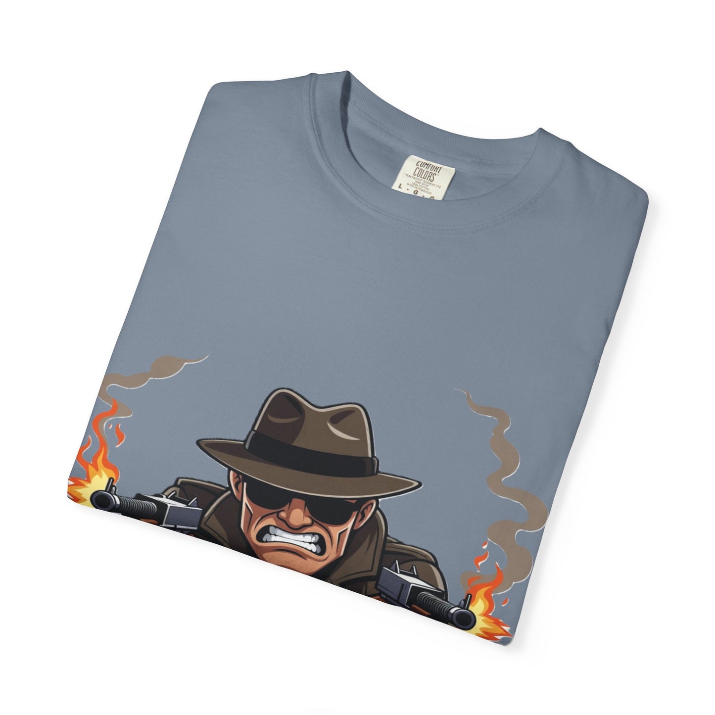 Vintage Gangster Shooter T-Shirt – Retro Mobster Graphic Tee