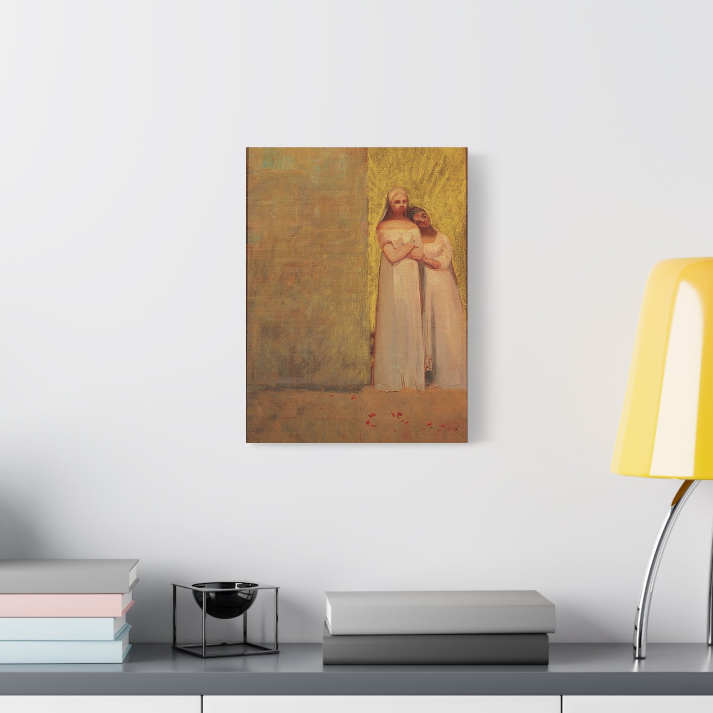 The Two Graces by Odilon Redon Matte Canvas Wall Art Print