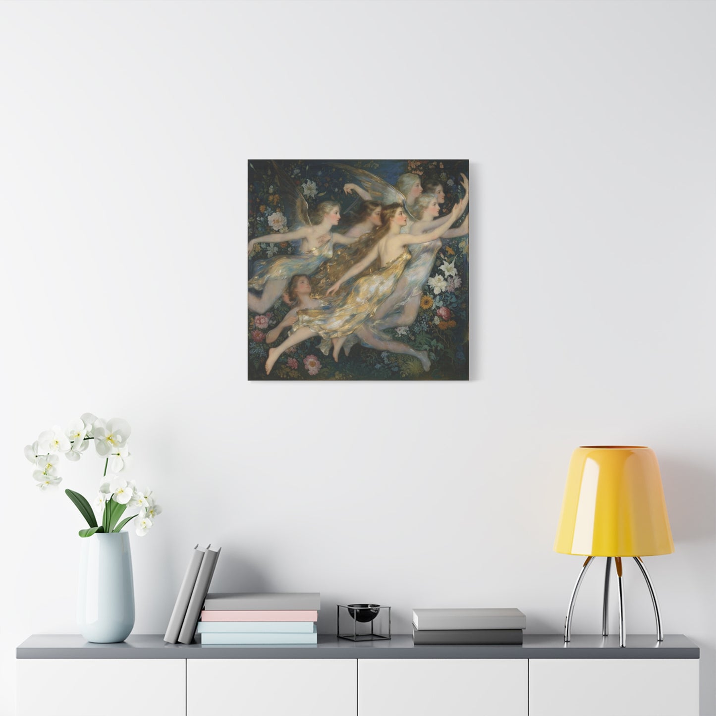 Vintage Fairy Dance Matte Canvas Wall Art
